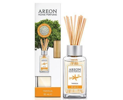 Освежитель (ароматизатор) бытовой диффузор жидкий AREON HOME PERFUME STICKS Ваниль 85мл  #1