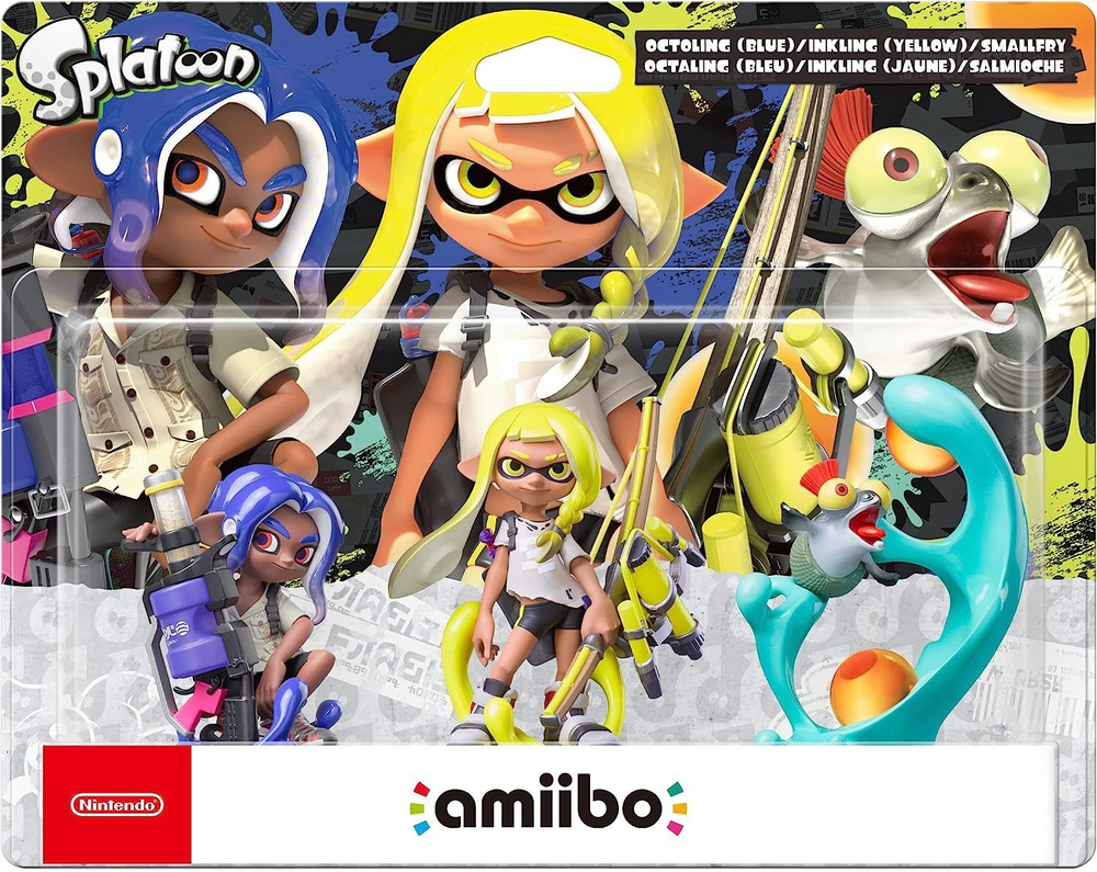 Splatoon octolings shop amiibo 3 pack