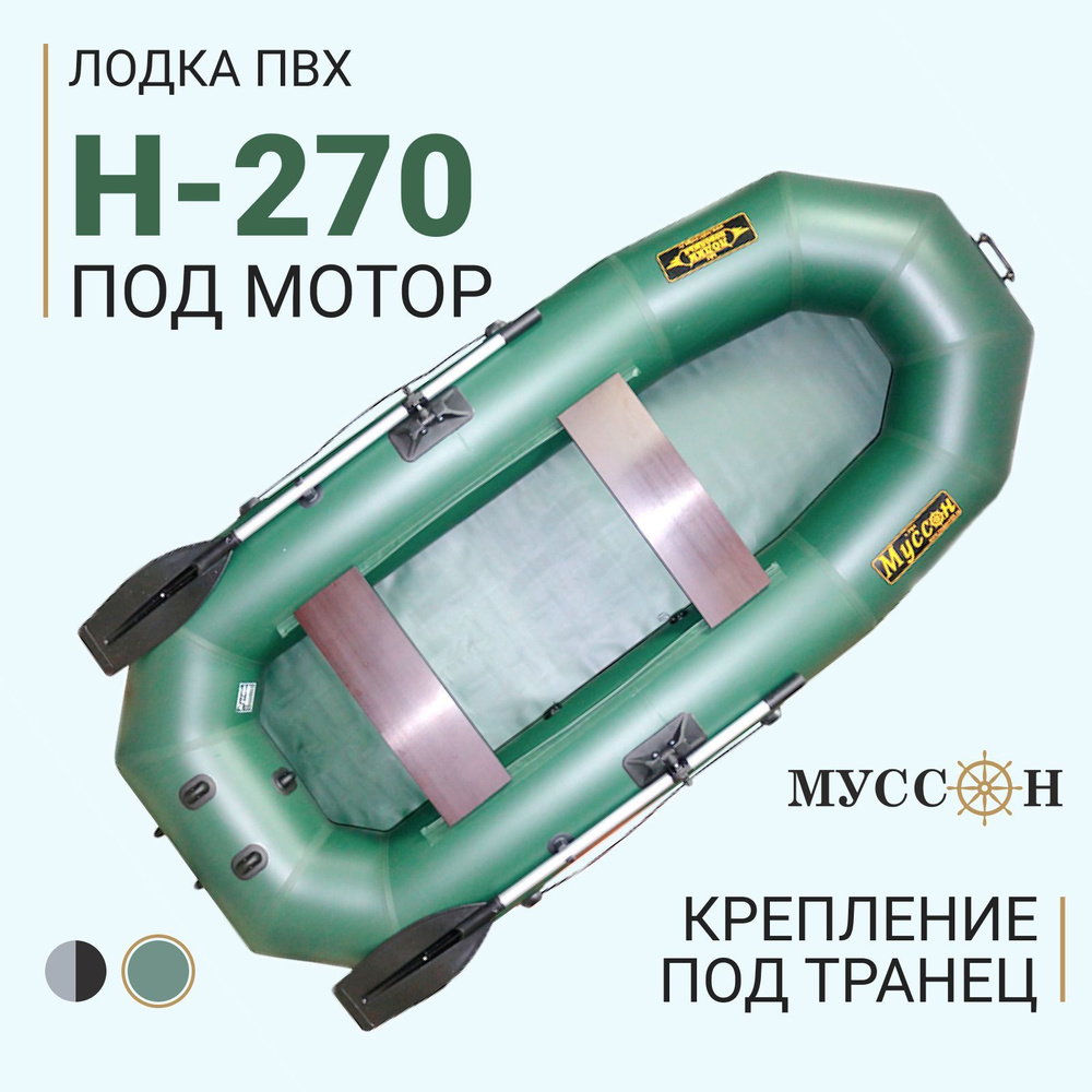 Лодка надувная для рыбалки ПВХ двухместная крепления для транца под ...