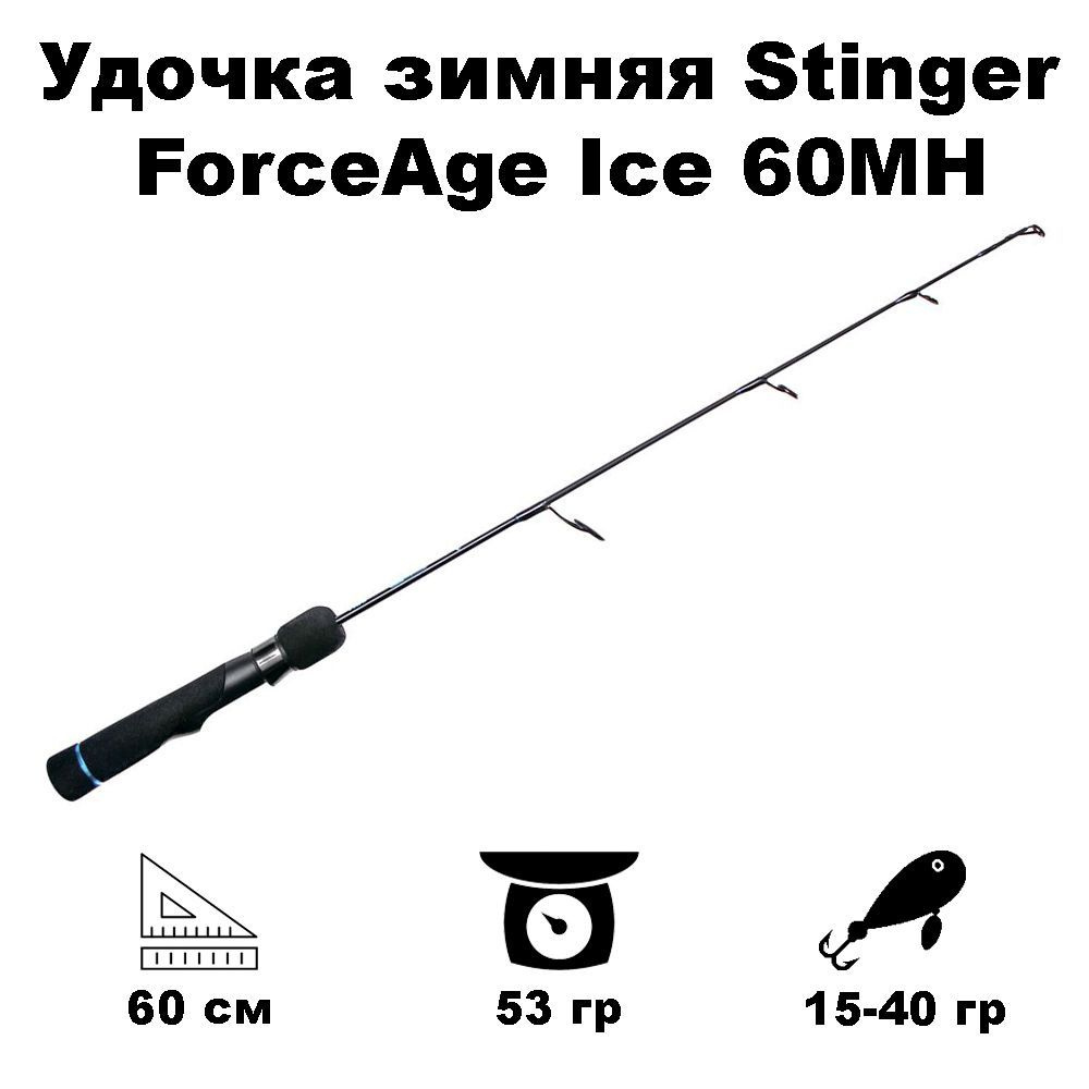 Удочка зимняя Stinger ForceAge Ice 60MH до 40гр #1