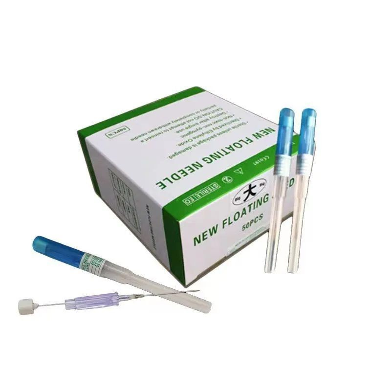 L размер 50 шт. стерильная плавающая игла одноразовая стальная игла для ...