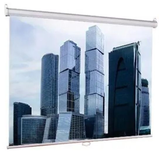 Экран LUMIEN Eco Picture LEP-100101 150x150см 1:1 настенно-потолочный рулонный (610138)  #1
