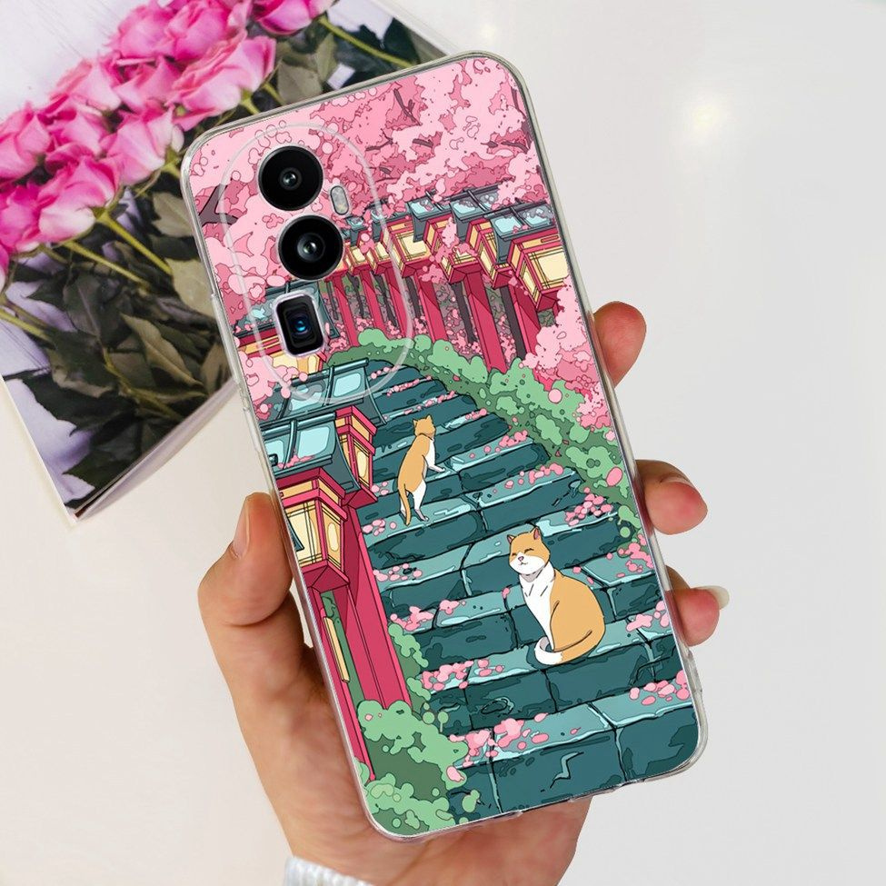 Для Oppo Reno 10 Pro Plus 5G чехол PHU110, модный милый мультяшный крутой  рисунок, прозрачный силиконовый мягкий противоударный бампер из ТПУ -  купить с доставкой по выгодным ценам в интернет-магазине OZON (1180311151)