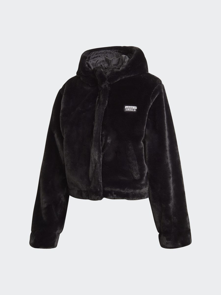 Faux fur adidas on sale jacket