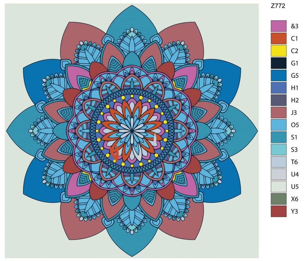 Картина по номерам Z-772 