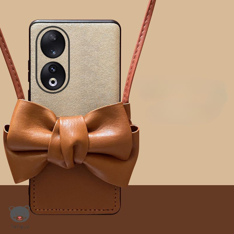 Чехол для телефона For Honor 90 Pro, держатель для карт с бантом ...