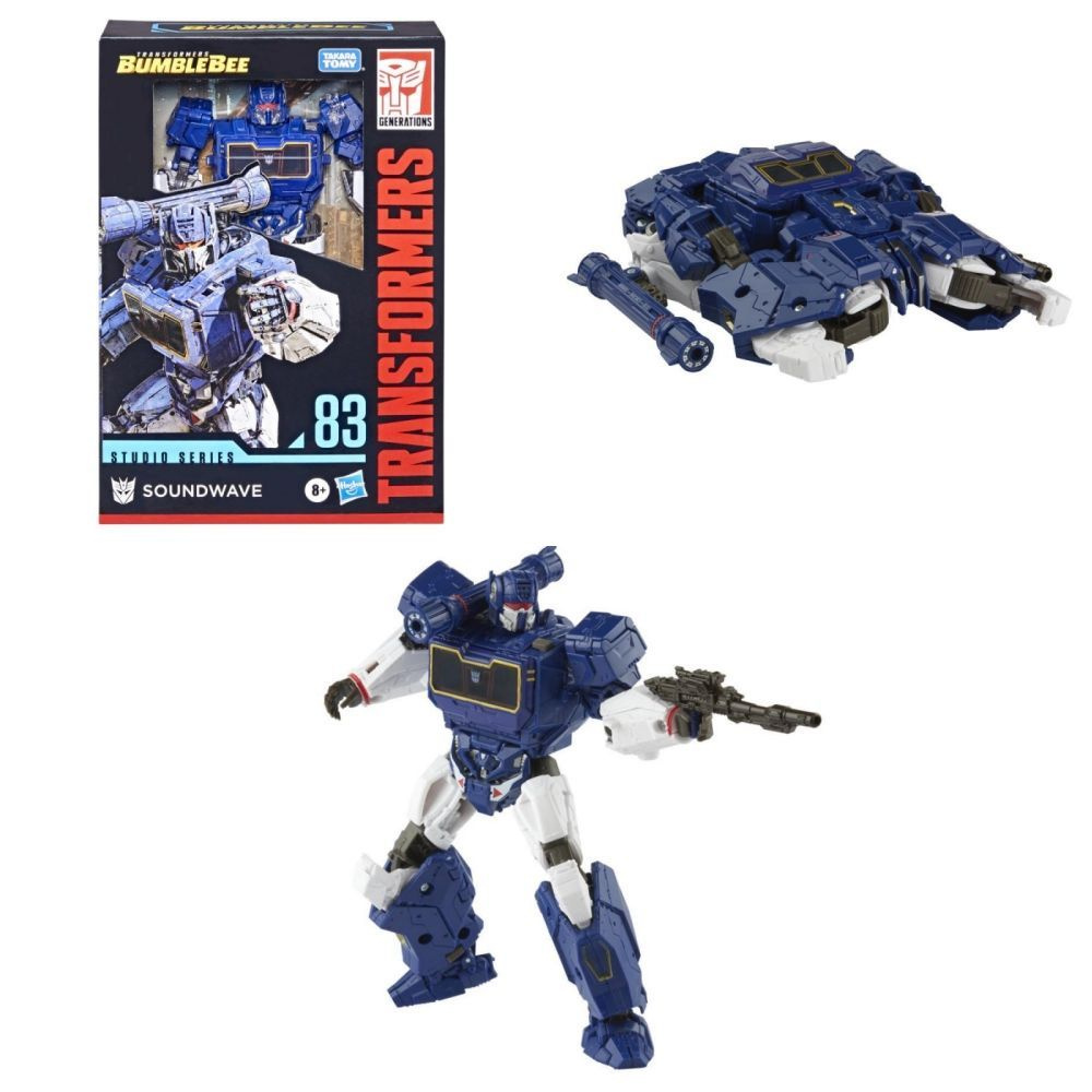 Игрушка Hasbro Трансформеры Toys Studio Series SS83 Фигурка Voyager  Bumblebee Soundwave - от 8 лет и старше, 6,5 дюймов F3173 - купить с  доставкой по выгодным ценам в интернет-магазине OZON (1150190316)