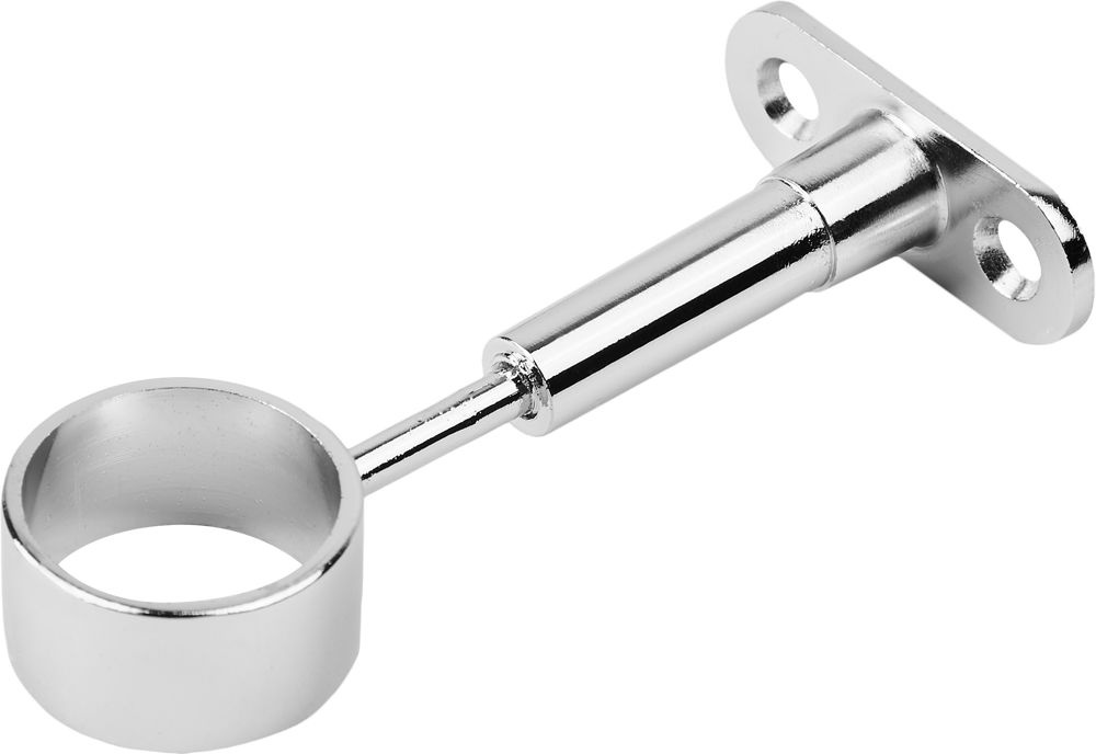 Крепление труб к стене регулируемое проходное, цвет хром купить по ...