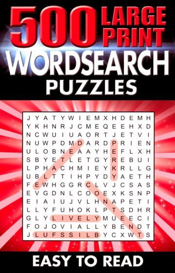 Eric Saunders - 500 Large Print Wordsearch Puzzles. Easy to Read | Saunders Eric #1