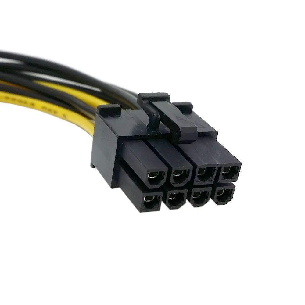 Кабель Переходник с 2-х разъёмов IDE 4pin (Molex) на 8pin PCI-E ...