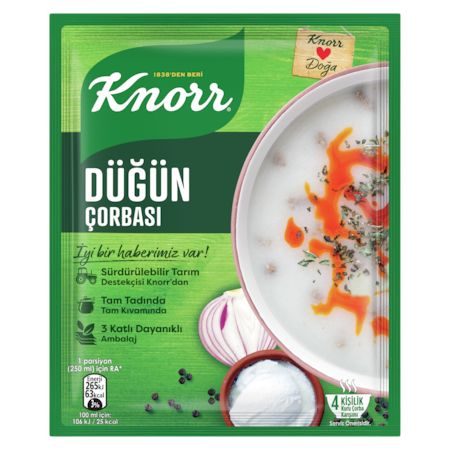 KNORR Суп с сушеным мясом 72 гр (DUGUN CORBASI) #1