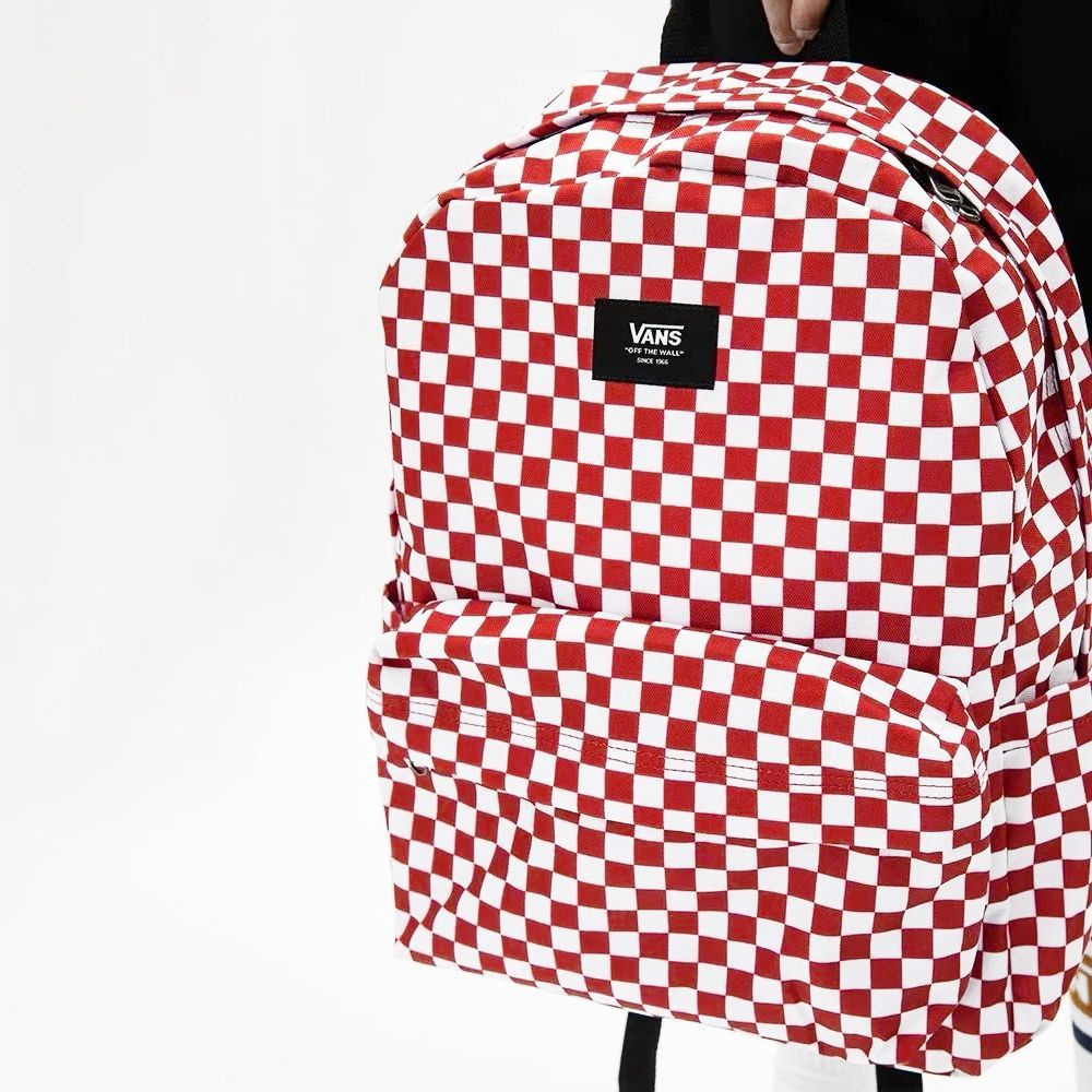 Vans old skool backpack 2025 red