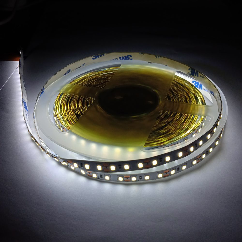 Светодиодная лента 2835 12 вт 120 led Standard 6500K 12v IP20 5 м. #1