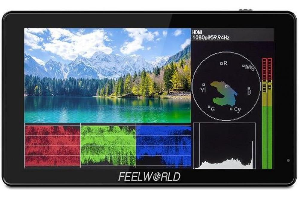 FEELWORLD Монитор LUT5 HDMI (5.5"/1920х1080/IPS/3000nit/HDMI), черный #1