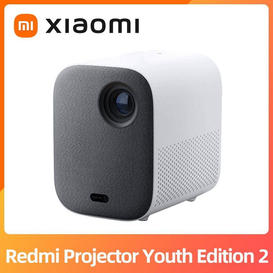 Xiaomi Проектор Mijia Проектор Youth Edition 2 для просмотра фильмов и  офиса Китайская версия , 1920×1080, DLP