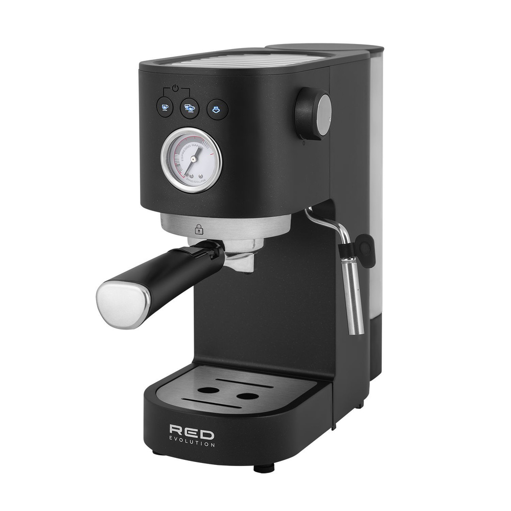 RED Кофеварка рожковая RCM-1532, черный - купить с доставкой по ...