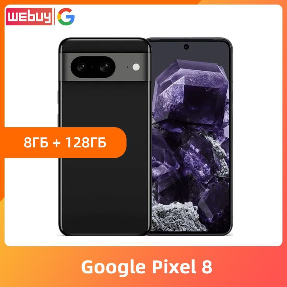 Google Смартфон Pixel 8 5G NFC 6,2 "120 Гц светодиодный полный дисплей 50-мегапиксельная камера заднего #1