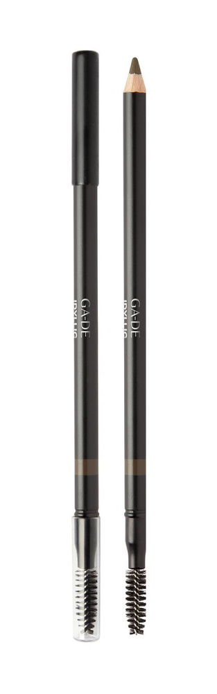 Карандаш для бровей Ga De IDYLLIC POWDER EYE BROW PENCIL вес 2.6гр 40 Rich Brown, Израиль - 1шт  #1