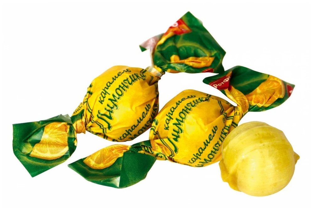 Конфеты карамель Лимончики Рот Фронт - 500 грамм #1