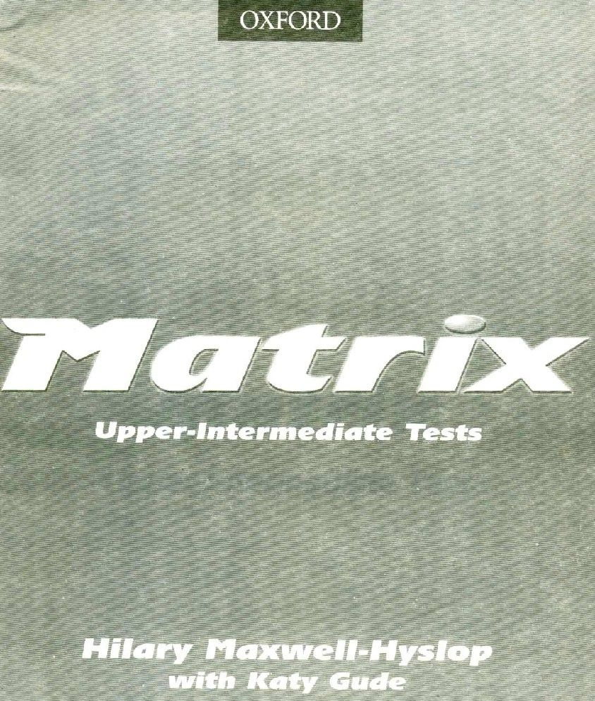 Matrix Up-Intermediate Test #1