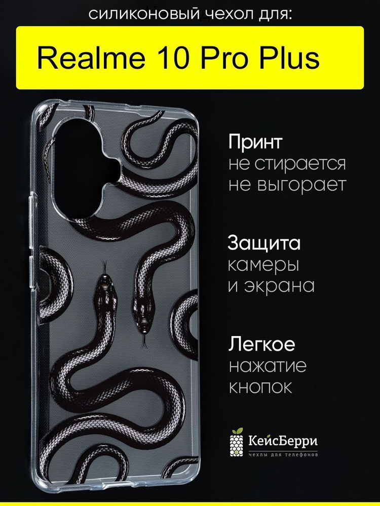 Чехол для Realme 10 Pro Plus, серия Clear #1