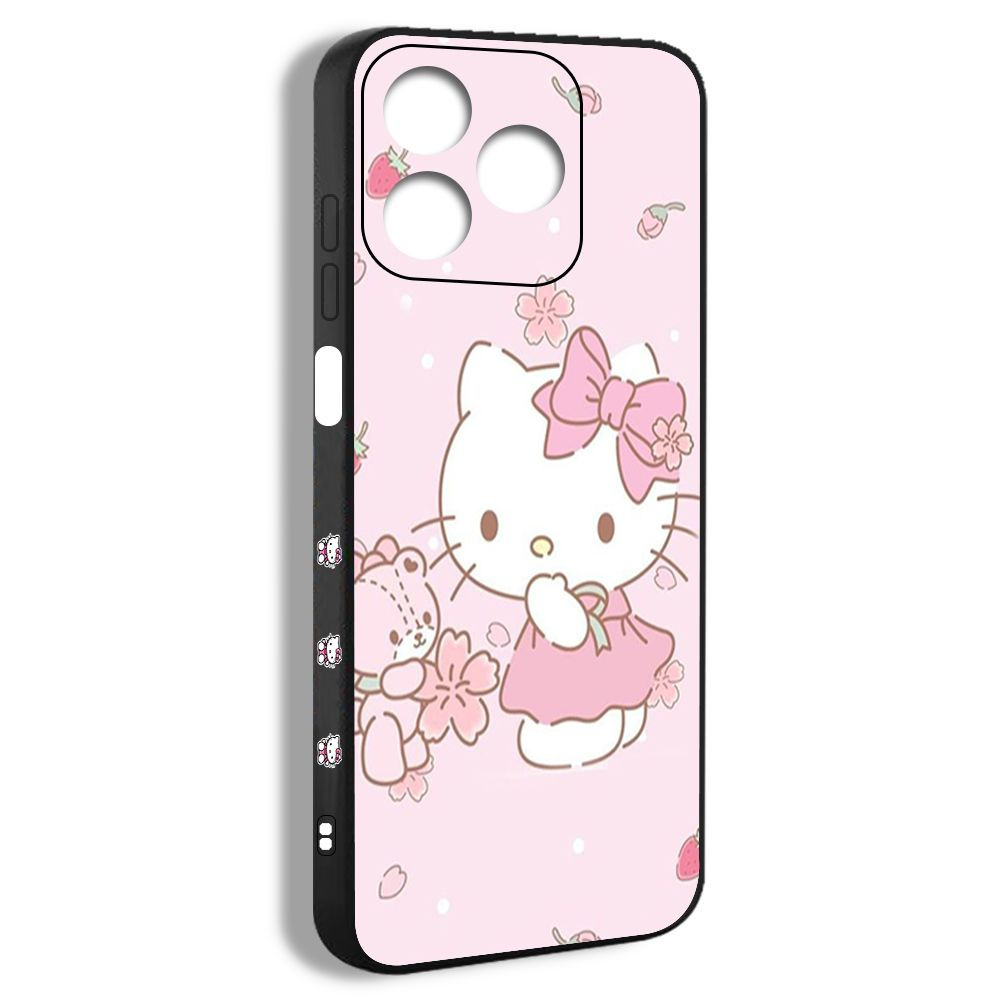 чехол для смартфона Подходит для Tecno Spark 10C hello kitty милый Хеллоу  Китти кот Санрио Эстетика AZA02 - купить с доставкой по выгодным ценам в  интернет-магазине OZON (1261801790)