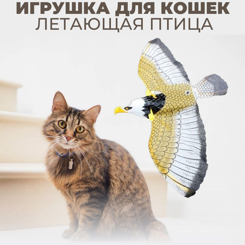 Игрушка для кошек Подвесная птица, интерактивная игрушка для кошек