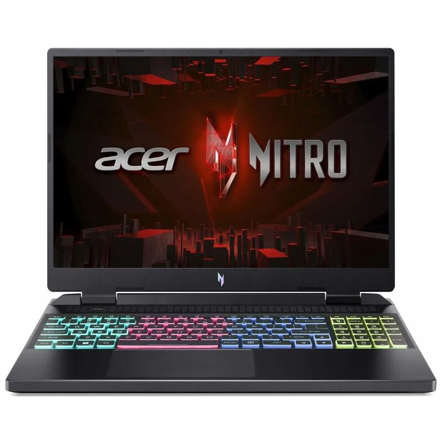 Игровой ноутбук Acer Nitro AN16-41-R11K, черный купить по низкой цене:  отзывы, фото, характеристики в интернет-магазине Ozon (1263353902)