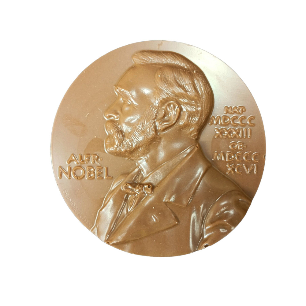 Подарочная шоколадная плитка Frade/Фраде - Нобелевская Премия (вес-32г) (молочный)  #1