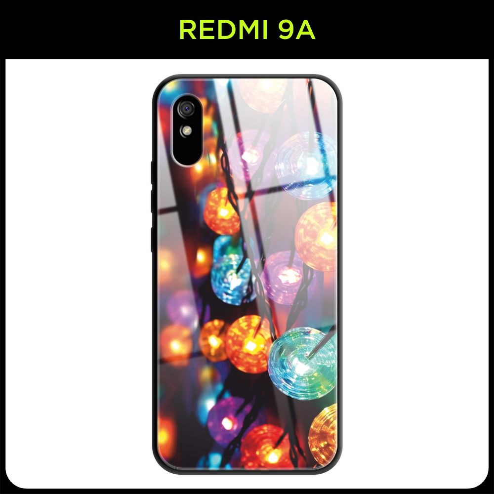 Стеклянный чехол на Xiaomi Redmi 9A / Сяоми Редми 9A с принтом 