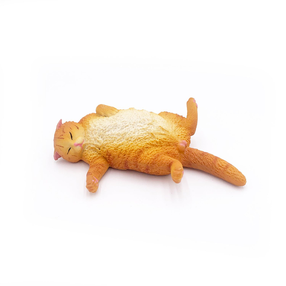 Фигурка Детское Время - Рыжий толстый кот (спит на спине), серия: Домашние  животные, M4687 - купить с доставкой по выгодным ценам в интернет-магазине  OZON (1290081550)