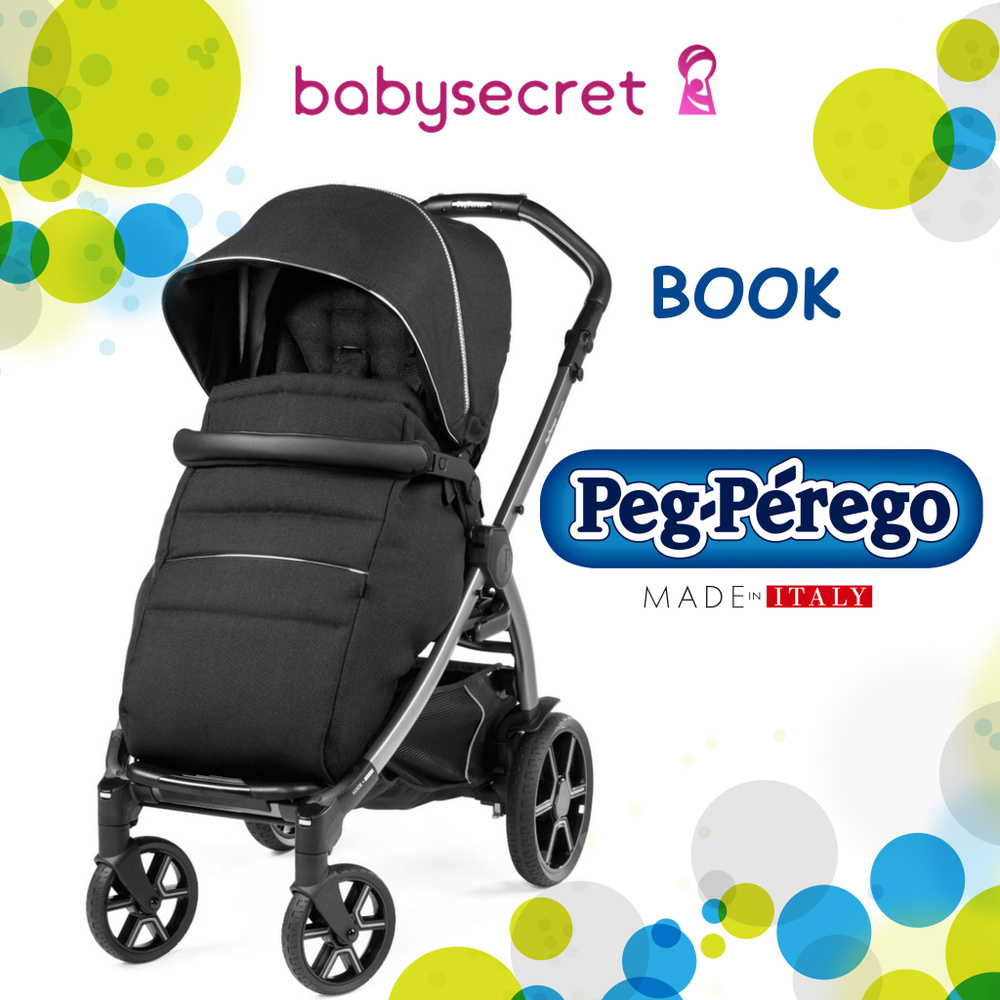 Прогулочная коляска Peg-Perego Book (black shine) #1