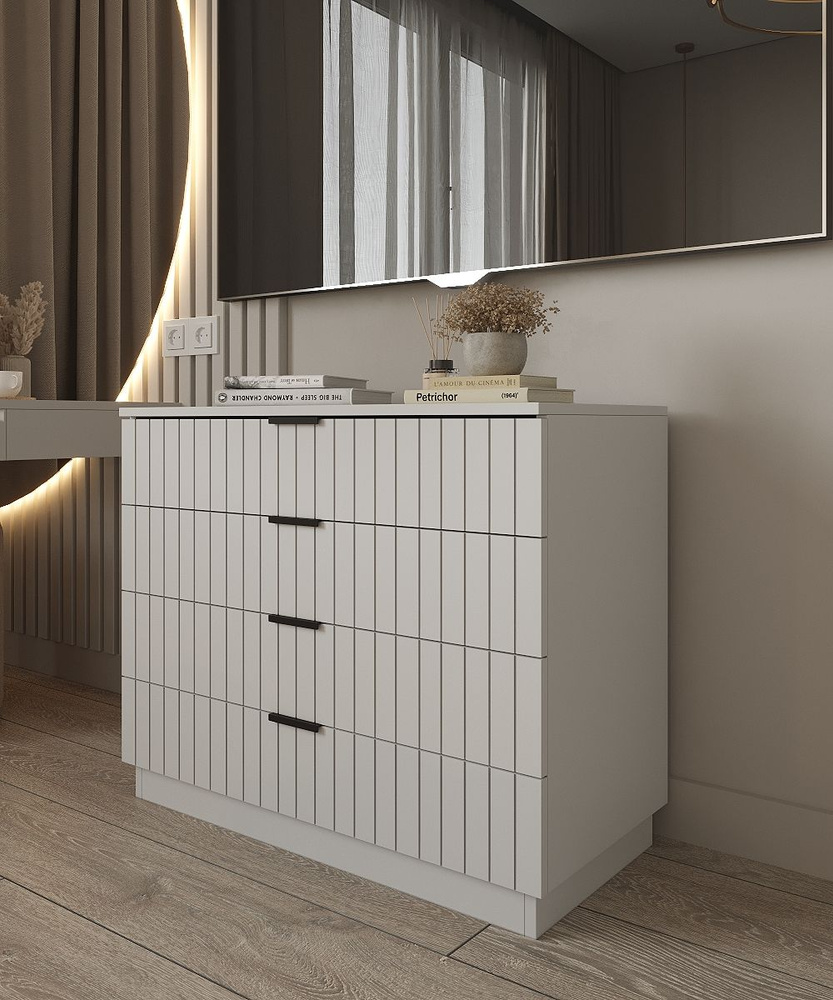 Комод Аквамарин Венеция_Белый, 75.2x38x83 см, 4 ящ. - купить по ...