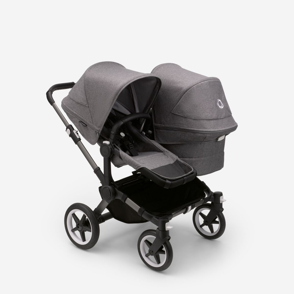 Коляска для погодок Bugaboo Donkey 5 Grey melange/grey melange/graphite #1