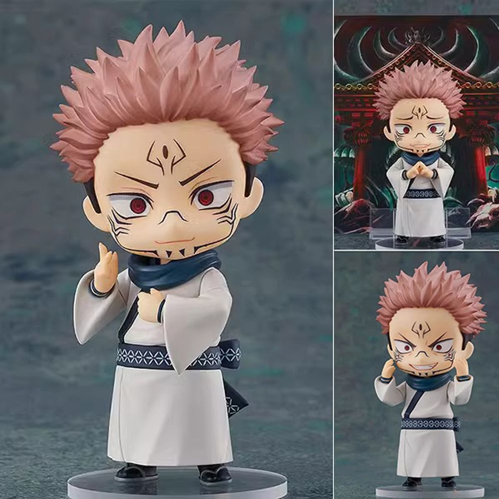 Фигурка нендороида Магическая Битва сукуна рёмен / Jujutsu Kaisen Sukuna Ryomen Нендороид (10cm) 1834 #1