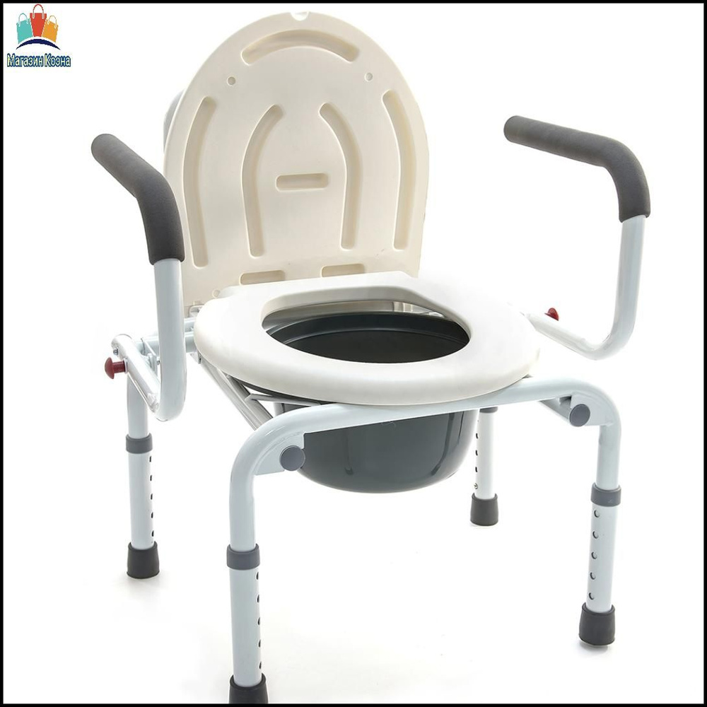 Кресло-стул с санитарным оснащением повышенной грузоподъемности (до 120 ...