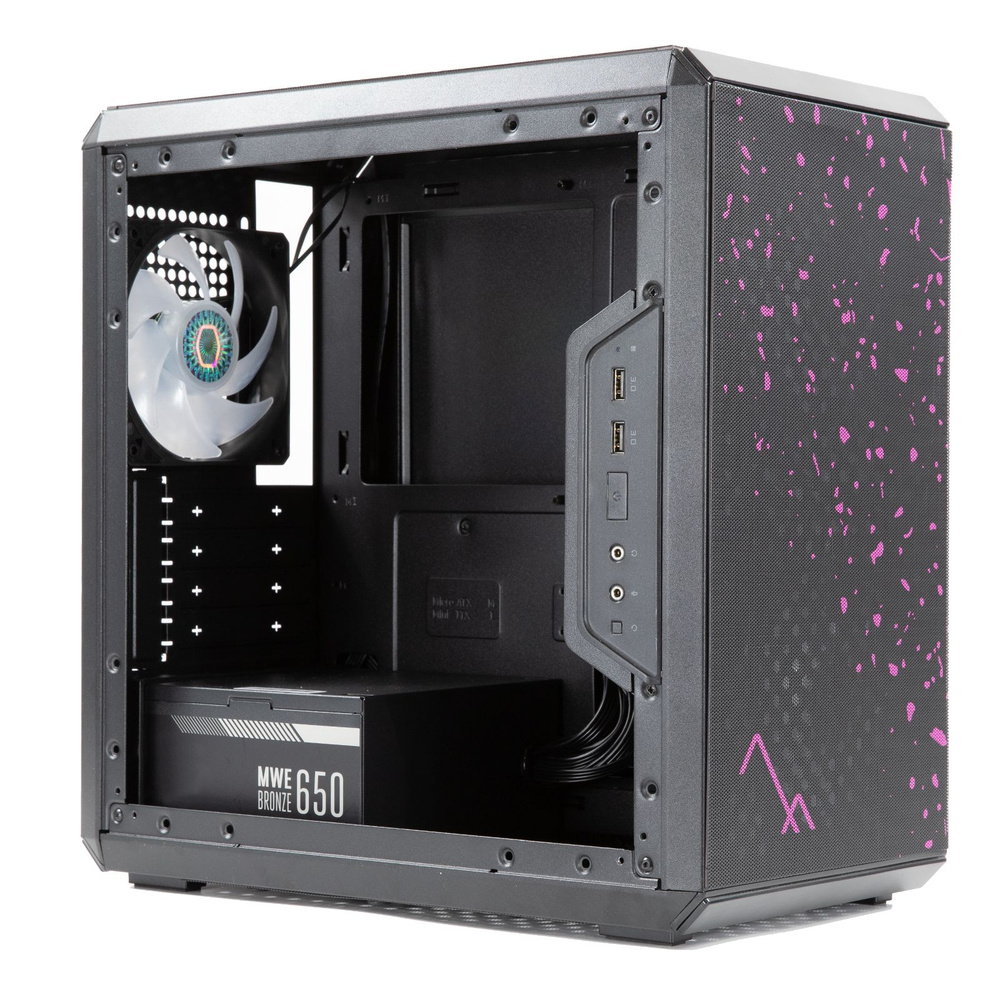 Компьютерный корпус Cooler Master MasterBox Q300L (MCB-Q300L-KANA65-SRU),  блок питания 650Вт 80+ Bronze