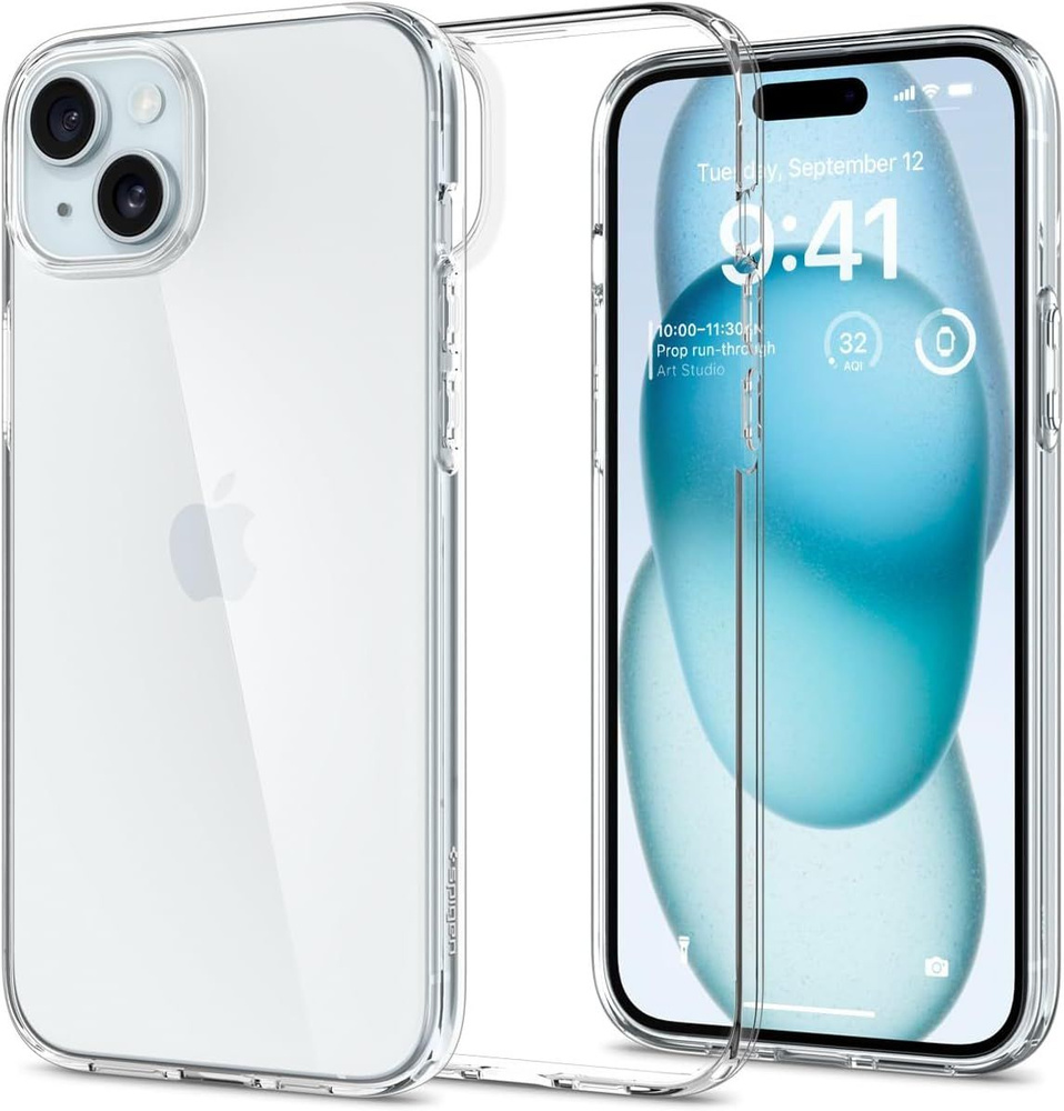 Силиконовый чехол Case для Apple iPhone 15, Прозрачный / Прозрачный чехол  на Элл Айфон 15 - купить с доставкой по выгодным ценам в интернет-магазине  OZON (1254029429)