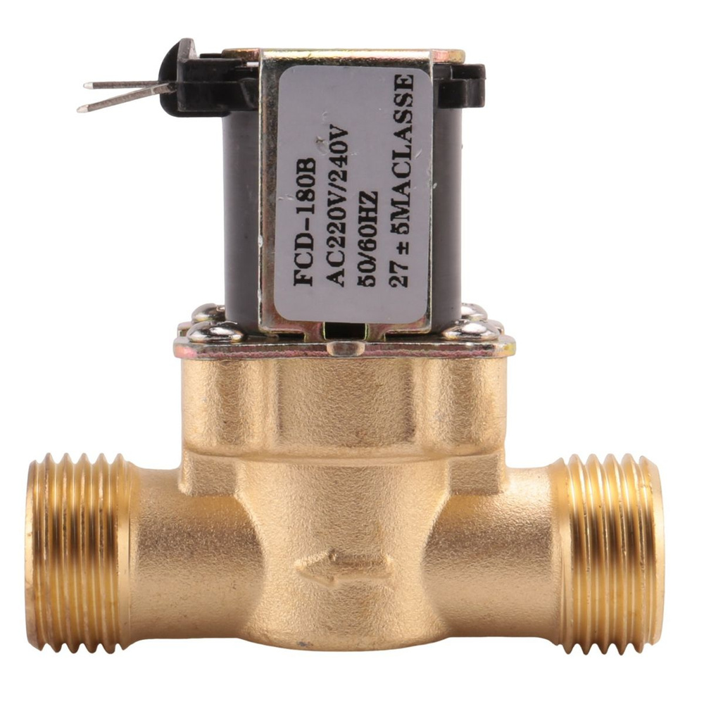 Joy Electronics AC 220V нормально закрытый латунный электрический ...