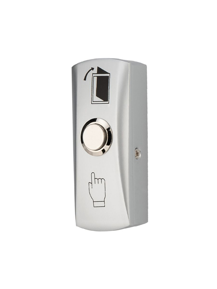 Кнопка для дверного звонка проводная Securic 45-0955 цвет серый  #1