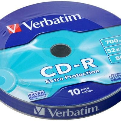 Verbatim Диск для записи CD-R, 700 МБ, 10 шт #1