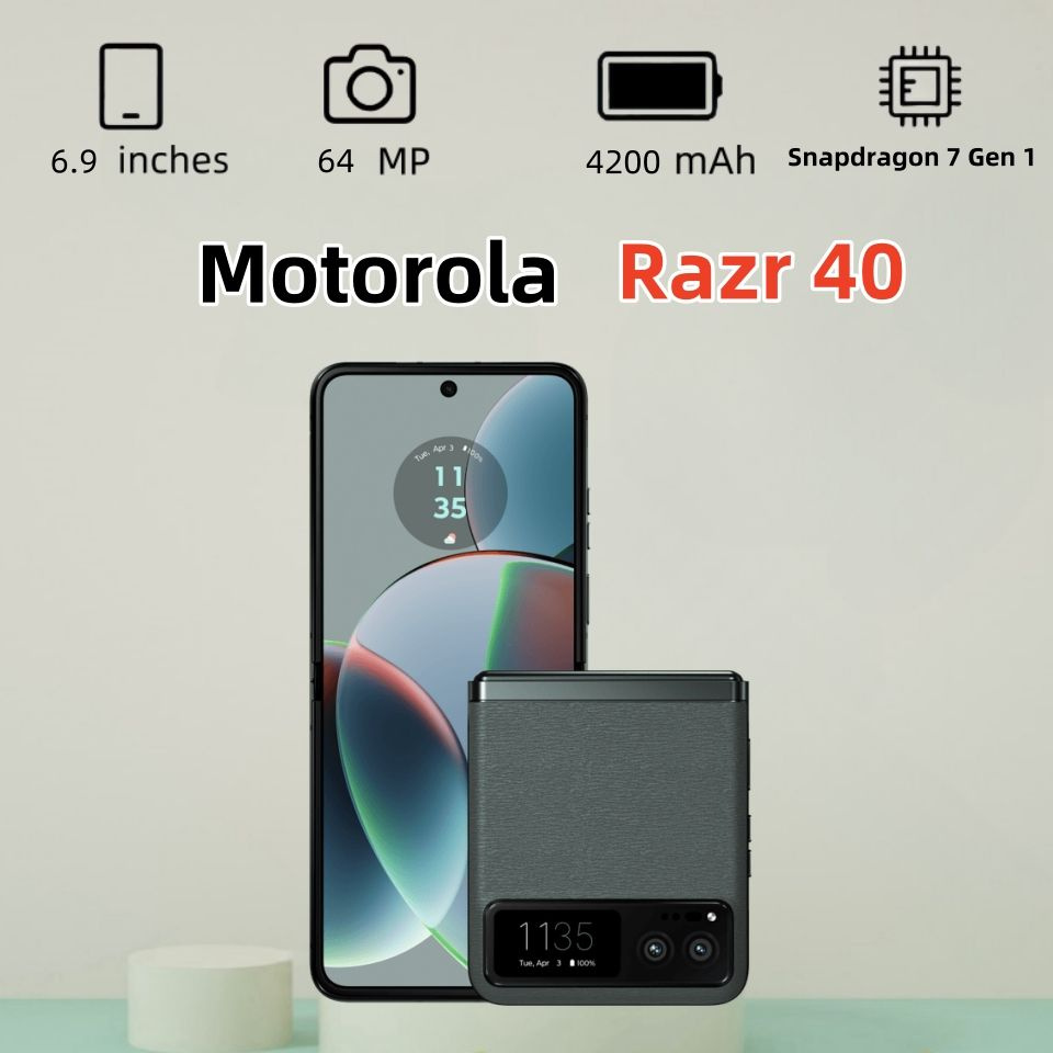 Motorola Смартфон Razr 40 8/128 ГБ, черный