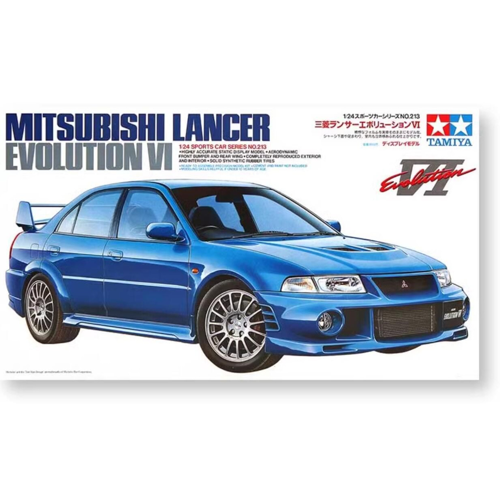 Комплект модели автомобиля TAMIYA 24213 Lancer Evolution VI 1:24 купить ...