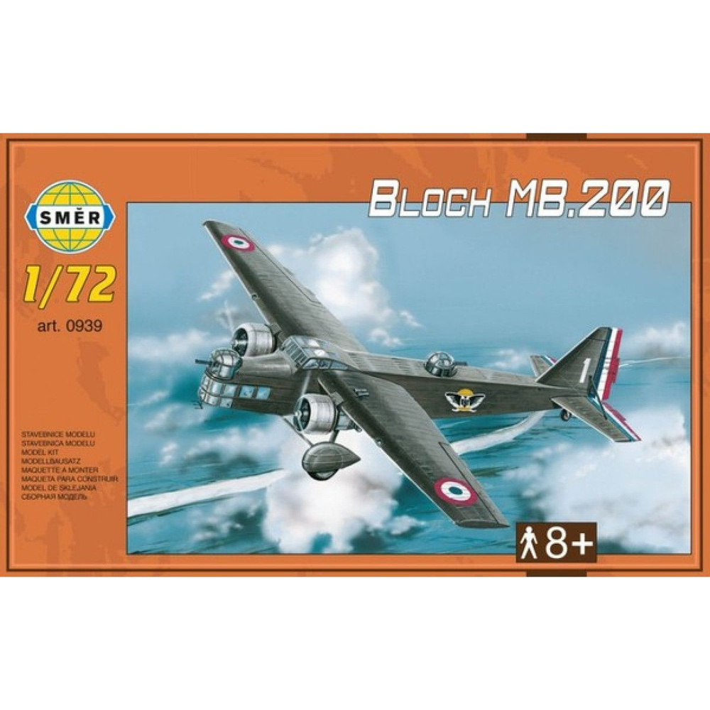 Smer Сборная модель 0939 Bloch MB.200 1:72 #1