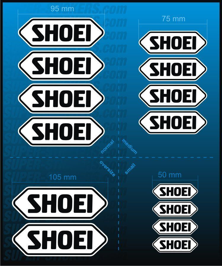 Наклейки Shoei для автомобиля 14 шт. #1