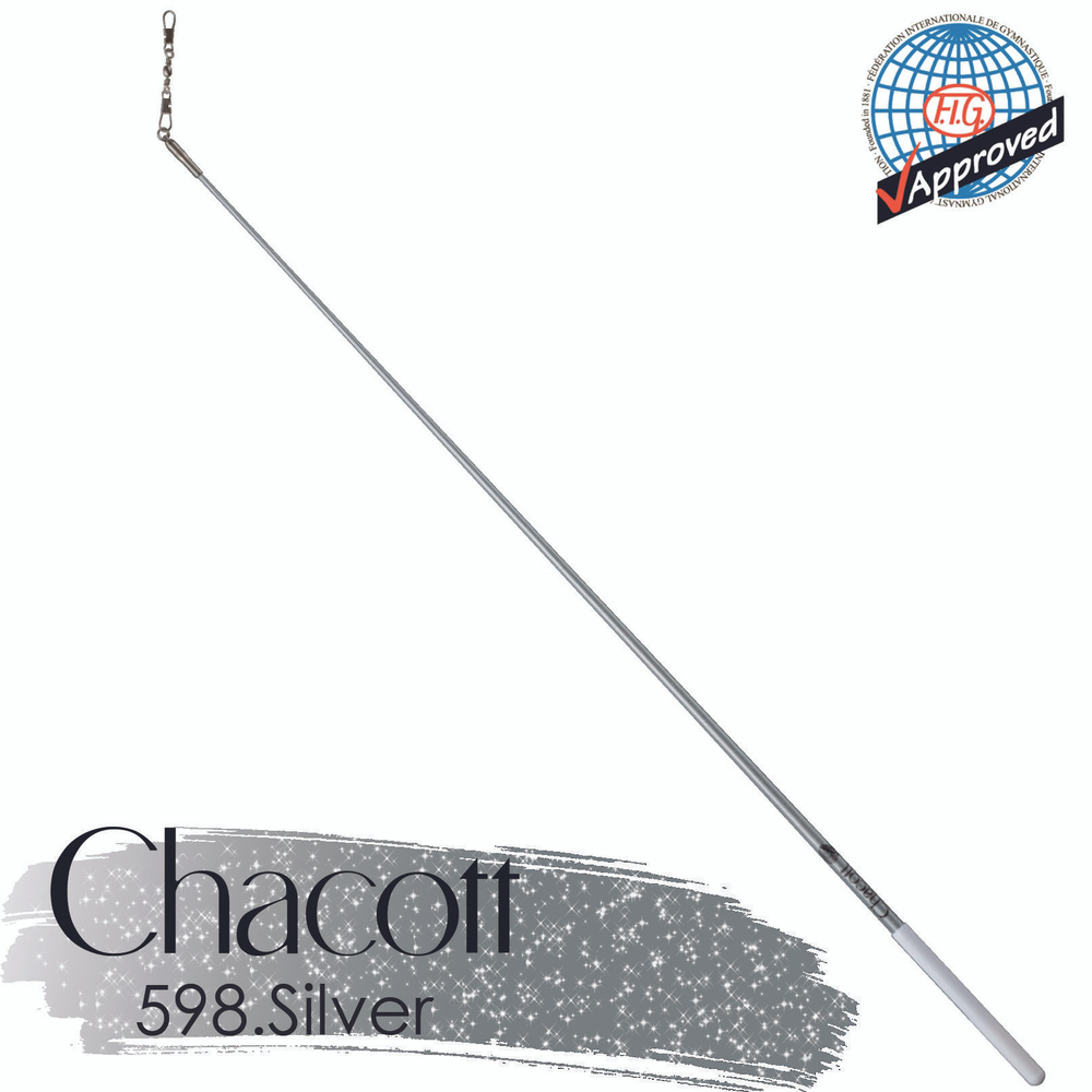 Палочка Chacott Holographic Stick 60 см 598.Silver (Серебро) #1