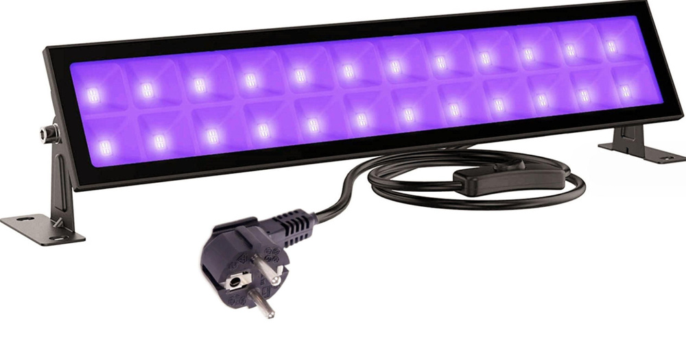 Светодиодный УФ светильник 48 Вт для дискотеки 24 LED BAR UV #1