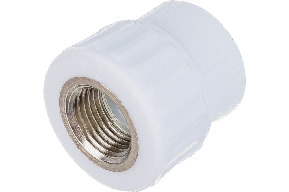 Муфта комбинированная 25 х 1/2 ВР полипропиленовая PPR белая 10129125 ...