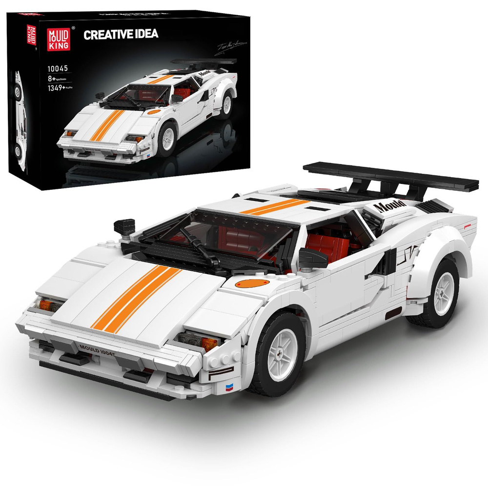 Конструктор Mould King 10045 Спорткар Lamborghini Countach,1349деталей -  купить с доставкой по выгодным ценам в интернет-магазине OZON (1387207082)