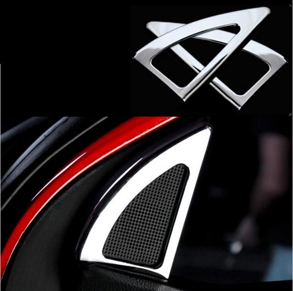 Хром накладки на твитеры дверей Kia Rio 3 Киа Рио 3 2011-2017 - купить ...